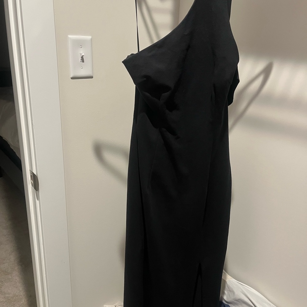 Finders Keepers Black One-Shoulder Dress